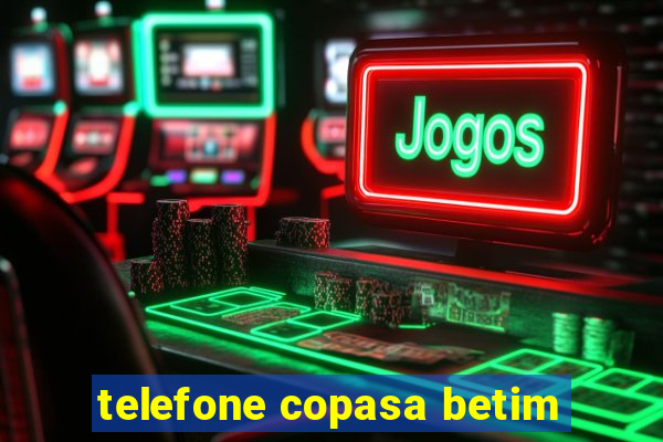 telefone copasa betim